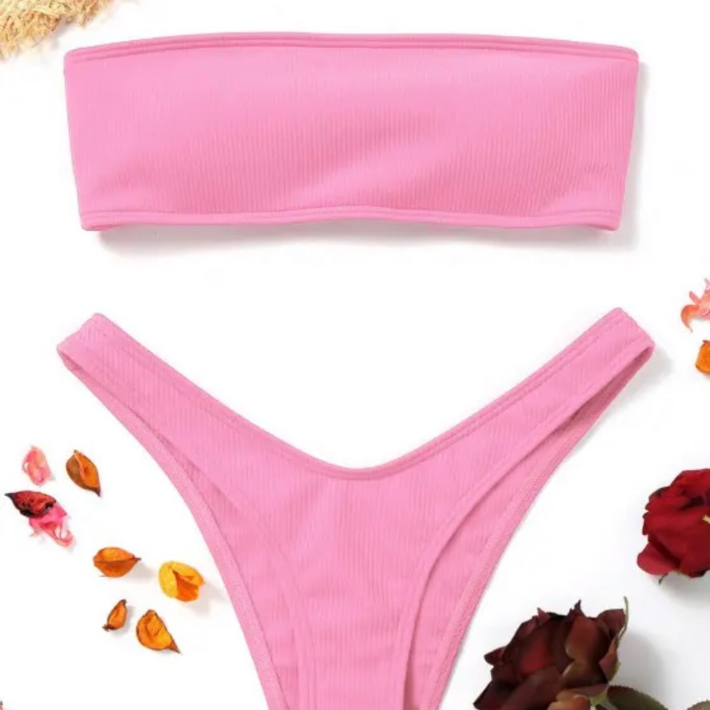 Pink bikini